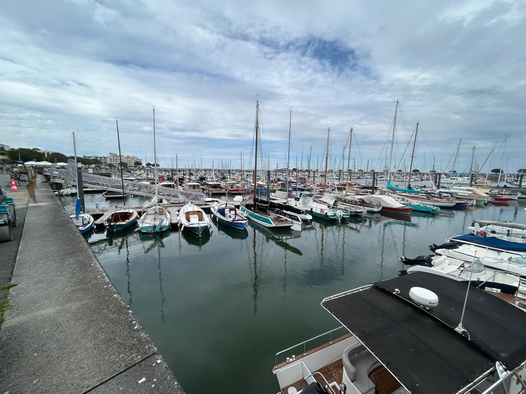 Studio-Cabine, Acces Direct Port Et Plage, Les Pieds Dans L'Eau アルカション エクステリア 写真